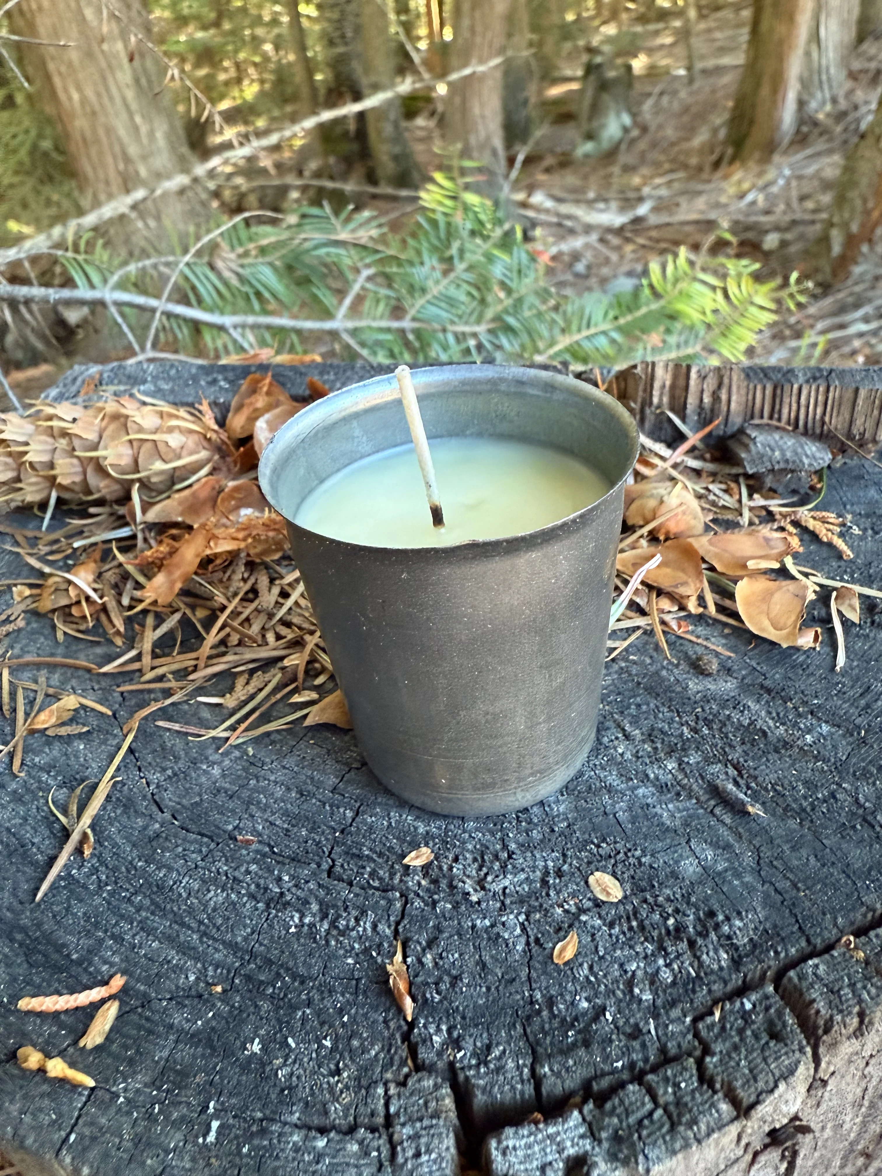 The Little Lighter compact soy and beeswax candle